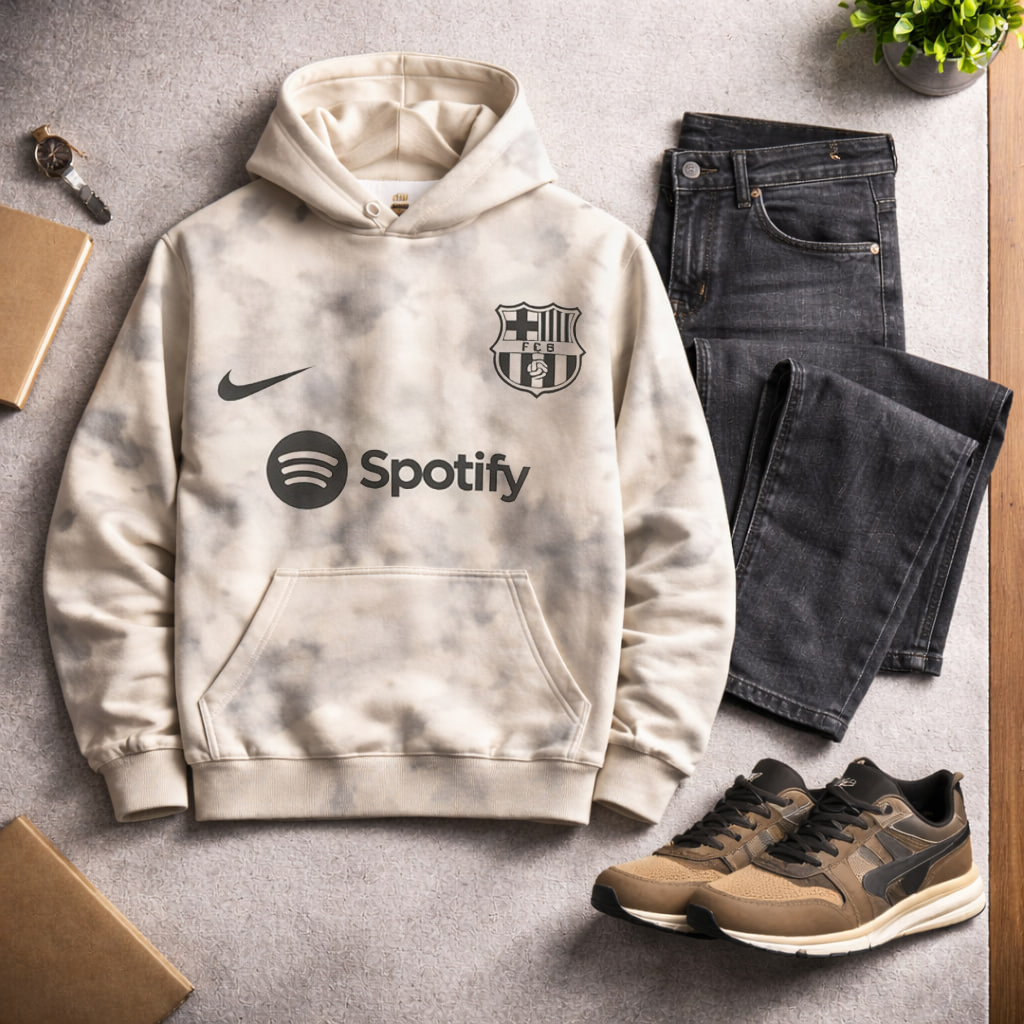 هودی مدل بارسلونا-کرم